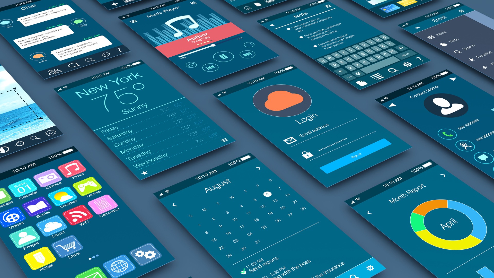 concept of mobile apps